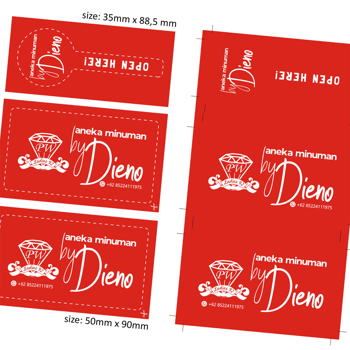 Bottle Sticker Design image gallery